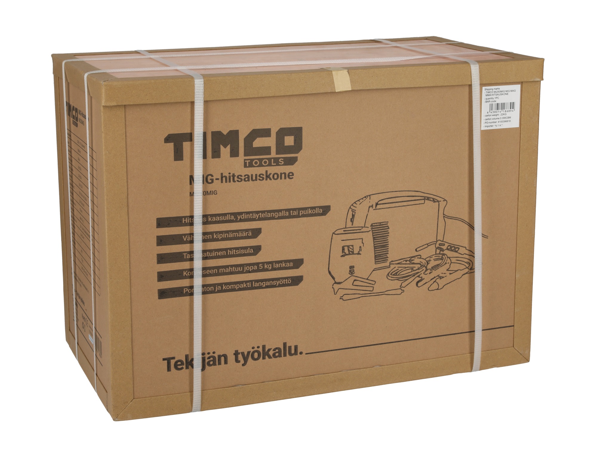 Timco Mi250Mig Mig Svetsmaskin - Svetsmaskiner och Svetstillbehör - 6438014186894 - 5