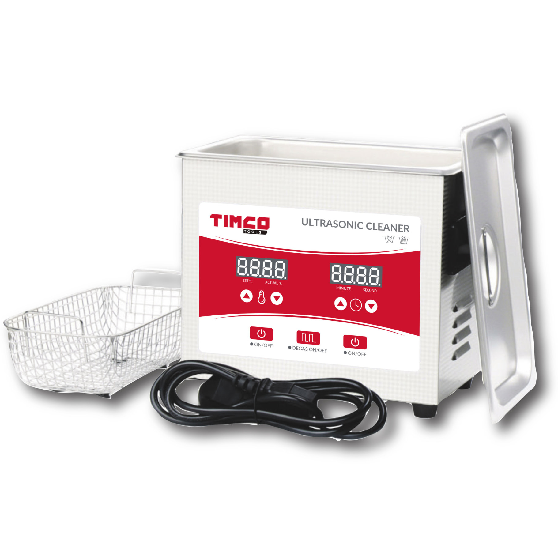 Timco 3,2L Inox Ultraäänipesuri - Muut Sähkötyökalut - 6438014211572 - 1