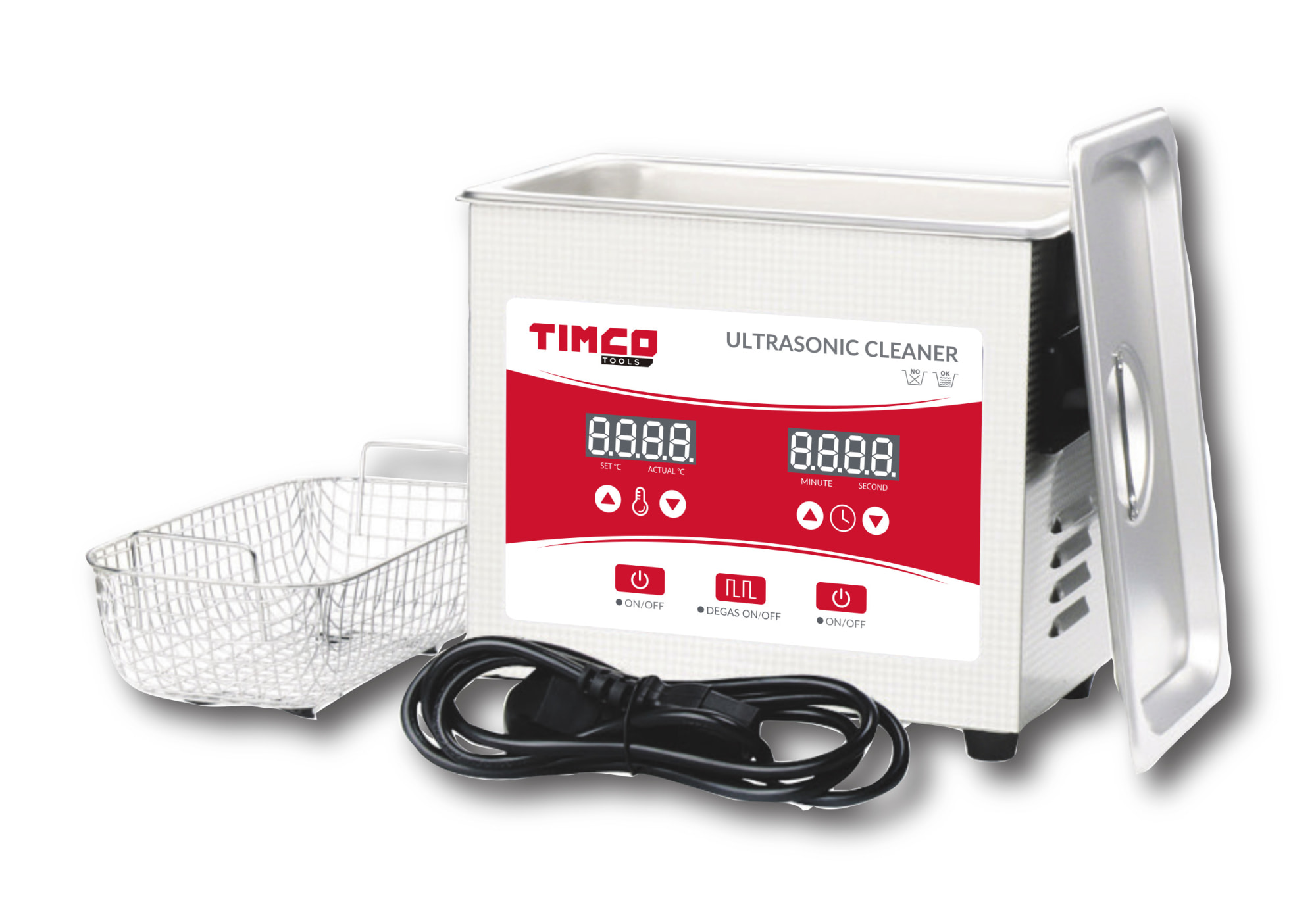 Timco 3,2L Inox Ultraäänipesuri - Muut Sähkötyökalut - 6438014211572 - 2