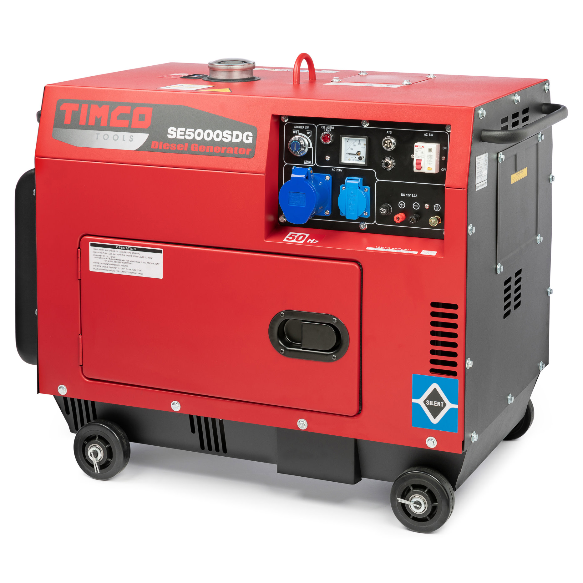 Timco Se5000Sdg 230V Diesel Aggregat - Aggregat - 6438014226965 - 1