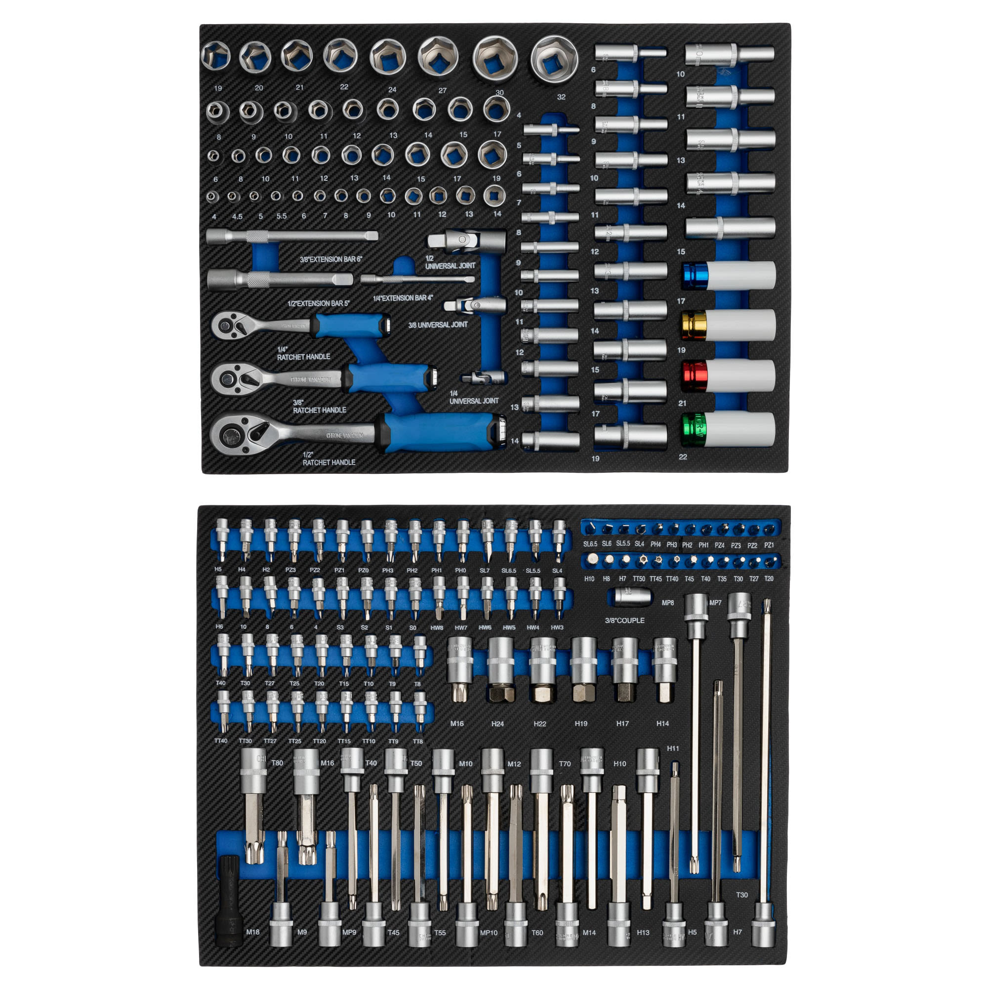 Timco 7Ltk+1Kaappi 266-Os Työkaluvaunu - Työkalupakit ja -vaunut - 6438014265155 - 2