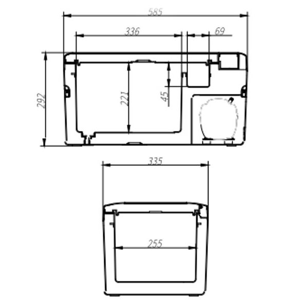 Frezzer Pro 18L 12/24V 230V Jääkaappi - Matkajääkaapit ja Pakastimet - 6438014269146 - 4