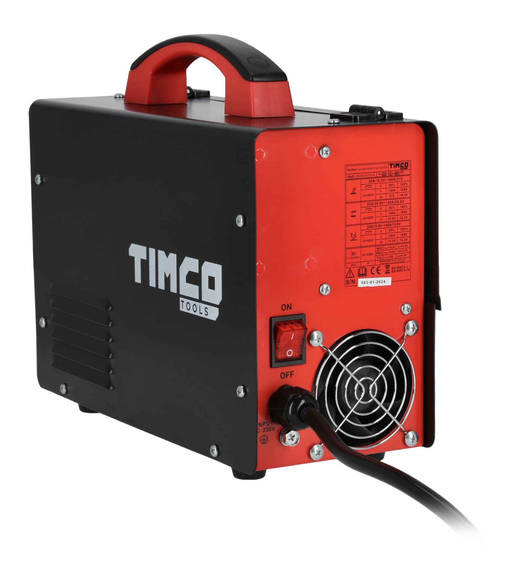 Timco Mma140Tmig Yhdistelmähitsauskone - Hitsauskoneet ja Hitsaustarvikkeet - 6438014282770 - 3
