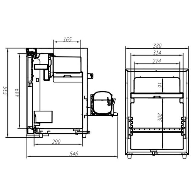 Frezzer Pro 40L 12/24V Jääkaappi - Matkajääkaapit ja Pakastimet - 6438014301501 - 5