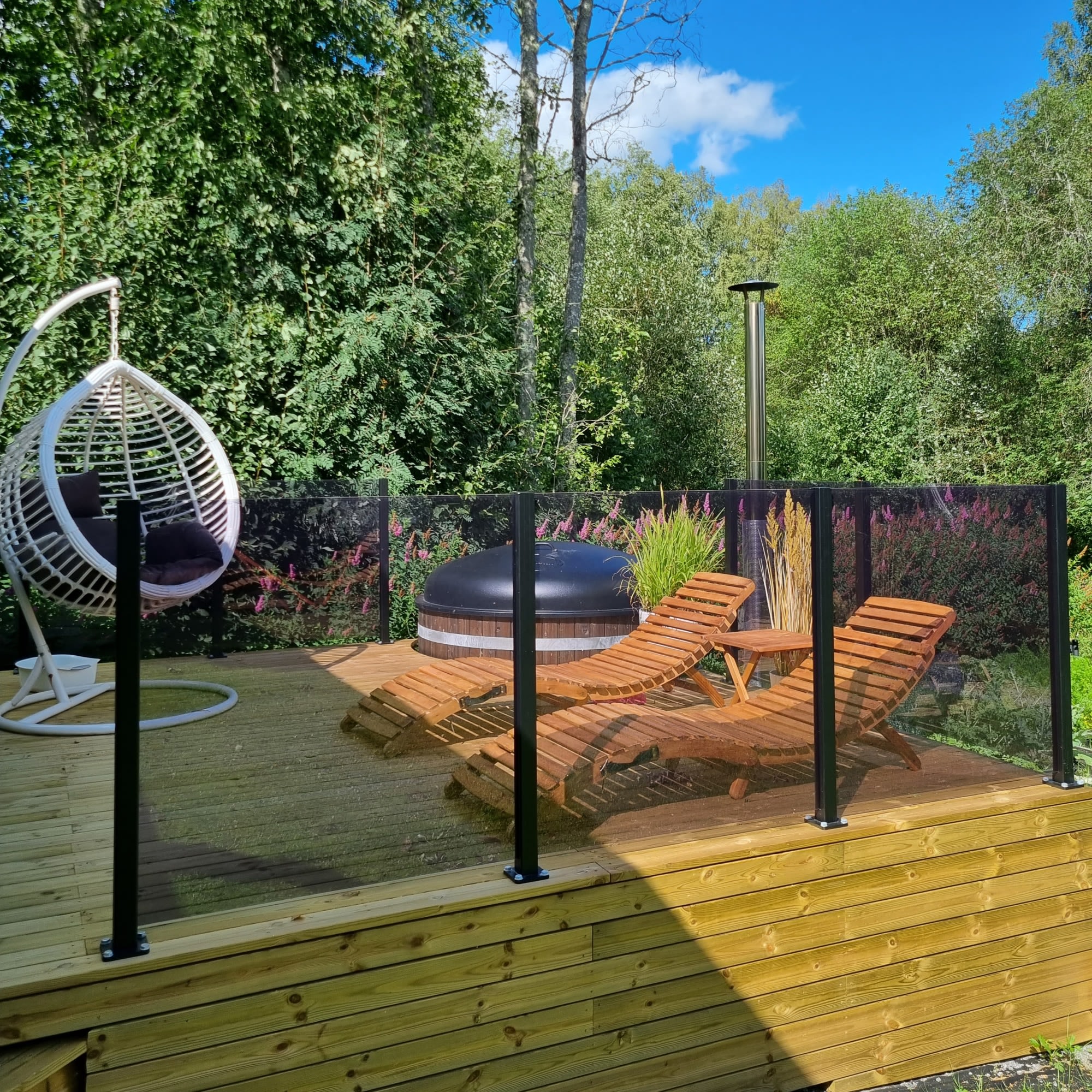 Green Land Patio Grå Glaselement - Staketelement och Staketbrädor - 6438014305899 - 3
