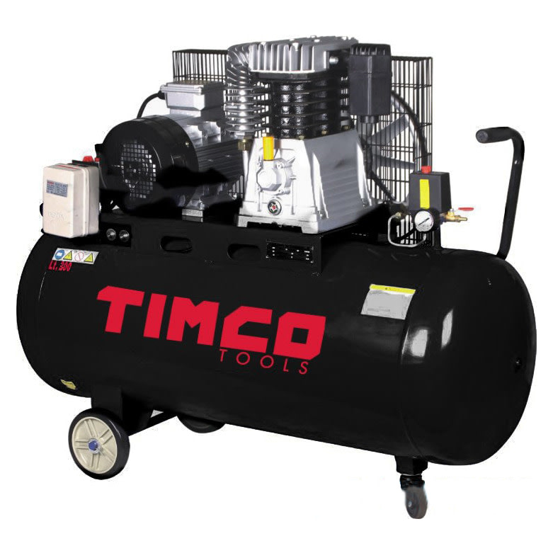 Timco 5,5Hp 300L Remdriven Kompressor - Kompressorer - 6438014336299 - 1