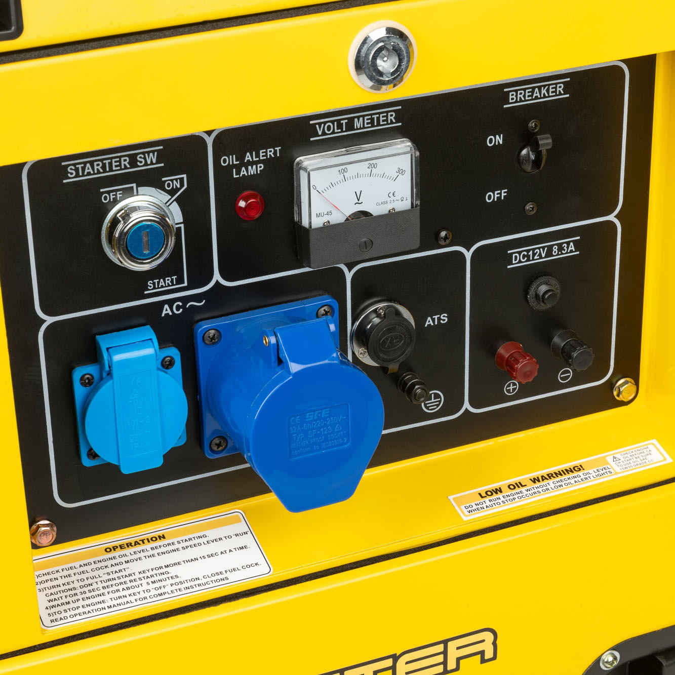 Sinemaster 7500W 230V Diesel Elverk - Aggregat - 6438014342603 - 5