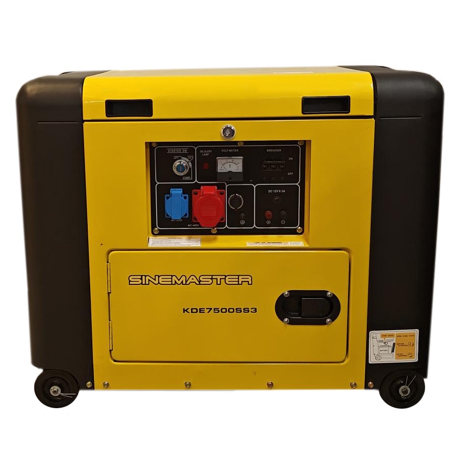 Sinemaster 7500W 400V Diesel Elverk - Aggregat - 6438014342610 - 1