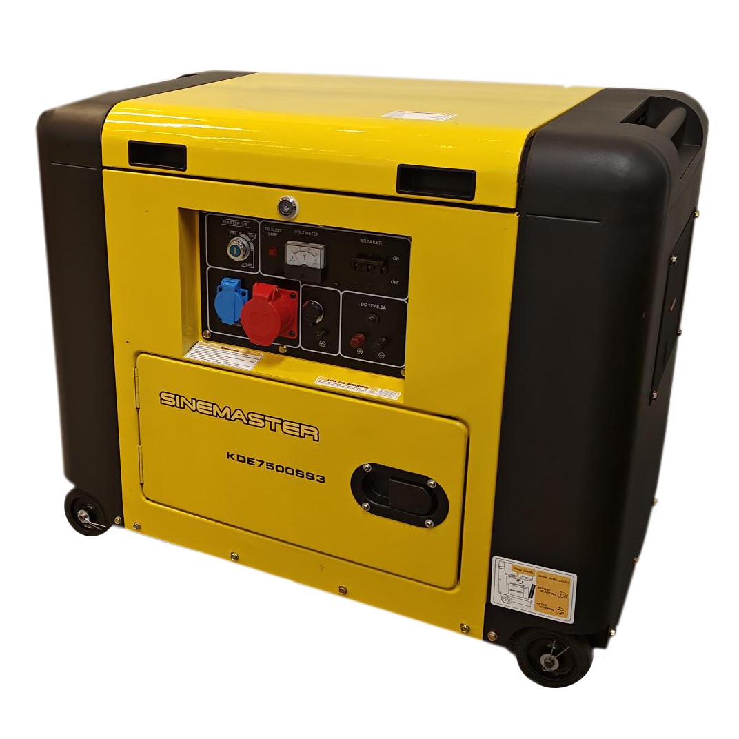 Sinemaster 7500W 400V Diesel Elverk - Aggregat - 6438014342610 - 2