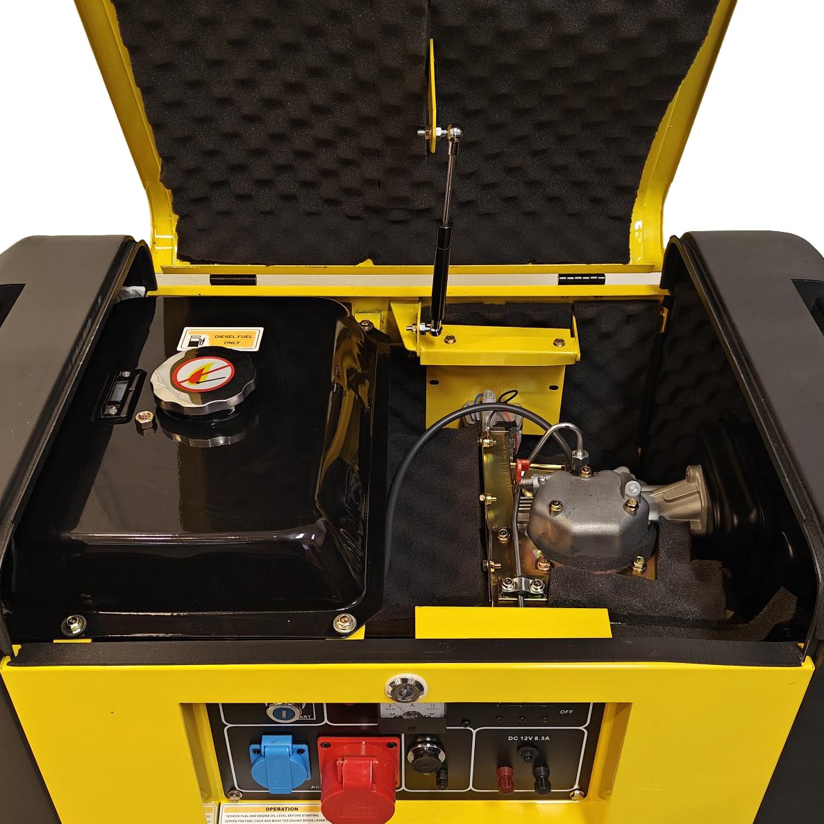Sinemaster 7500W 400V Diesel Elverk - Aggregat - 6438014342610 - 4