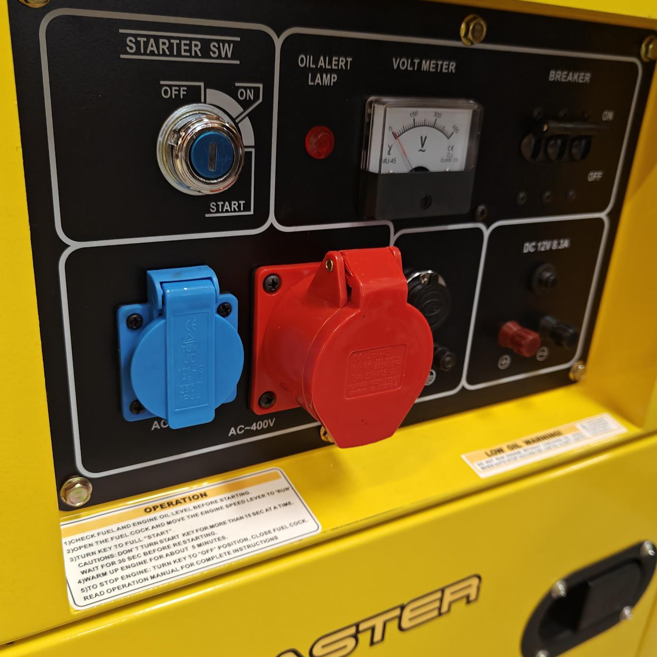 Sinemaster 7500W 400V Diesel Elverk - Aggregat - 6438014342610 - 5