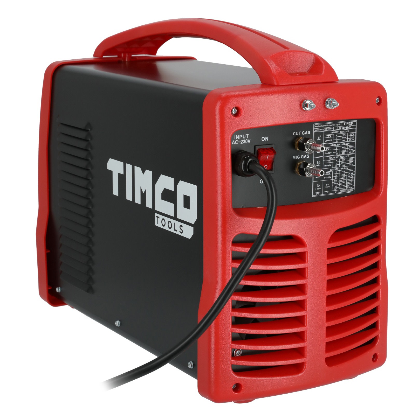 Timco Mma200Ptmig Kombisvetsmaskin - Svetsmaskiner och Svetstillbehör - 6438014343112 - 4