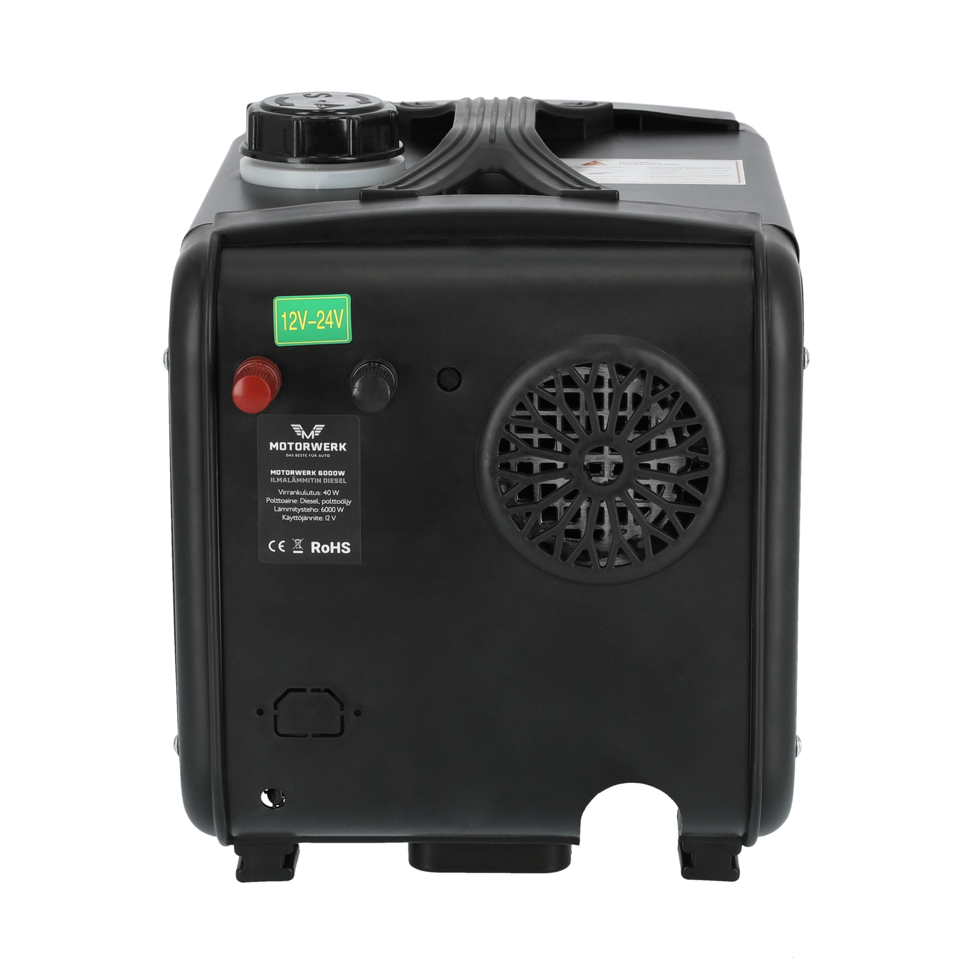 Motorwerk 6kW Diesel-luftvärmare - Bränsledrivna värmare - 6438014372259 - 3