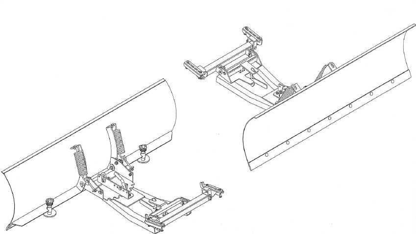 Clou Atv 135Cm Puskulevy Pikalukoilla - ATV-Työlaitteet ja Kärryt - 6438014379630 - 3