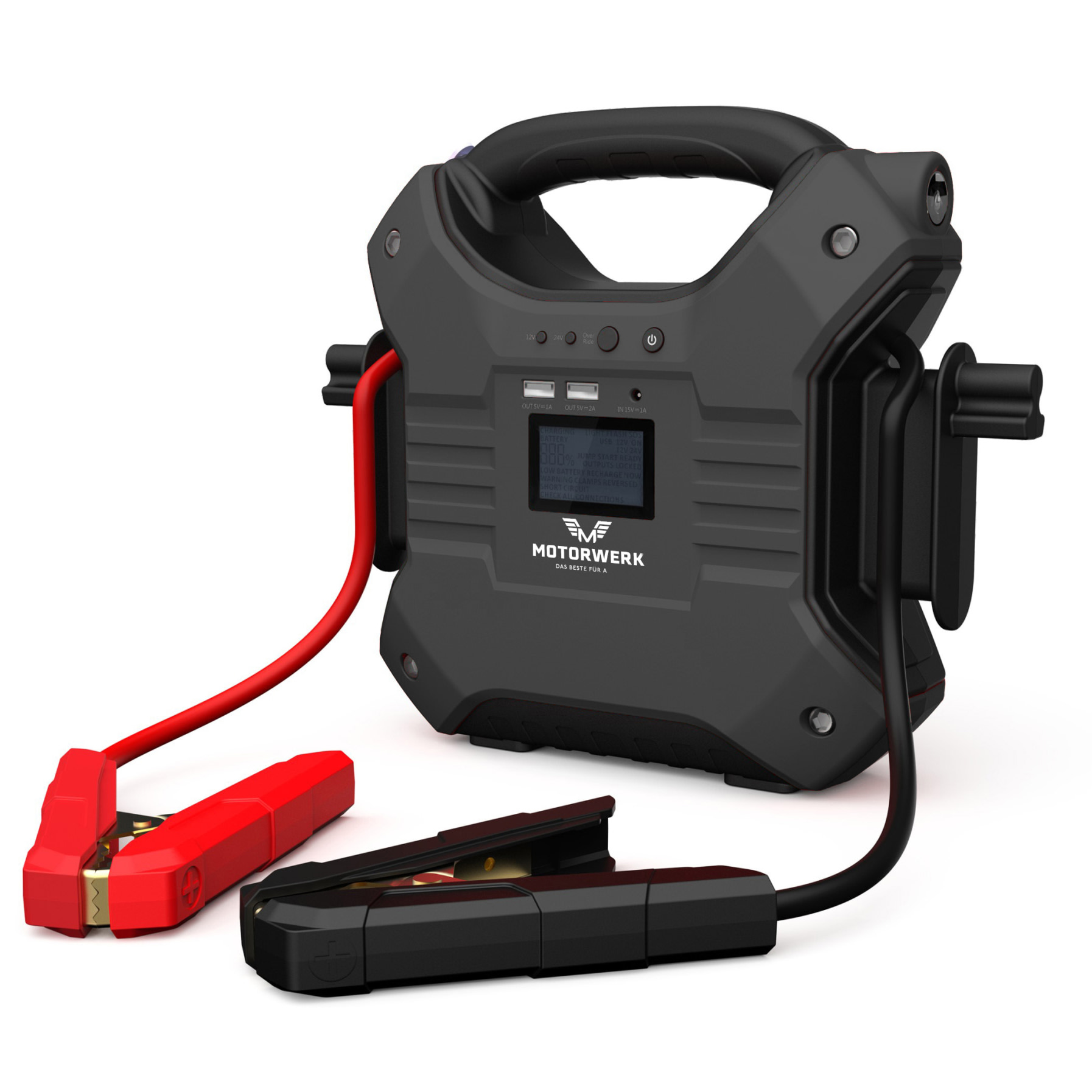 Motorwerk 12/24V 35000Mah Starthjälp - Batterier och laddare - 6438014379678 - 2