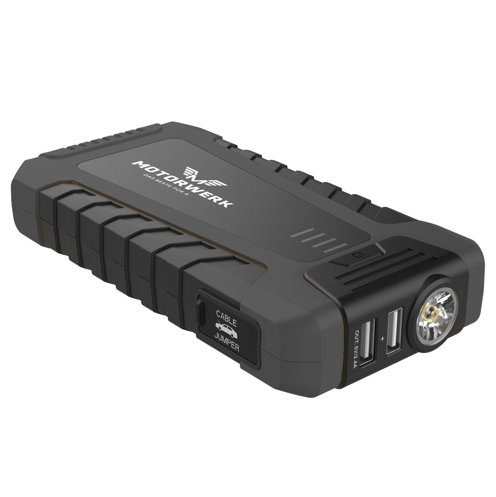 Motorwerk 12V 8000 1200A Starthjälp - Batterier och laddare - 6438014379685 - 1