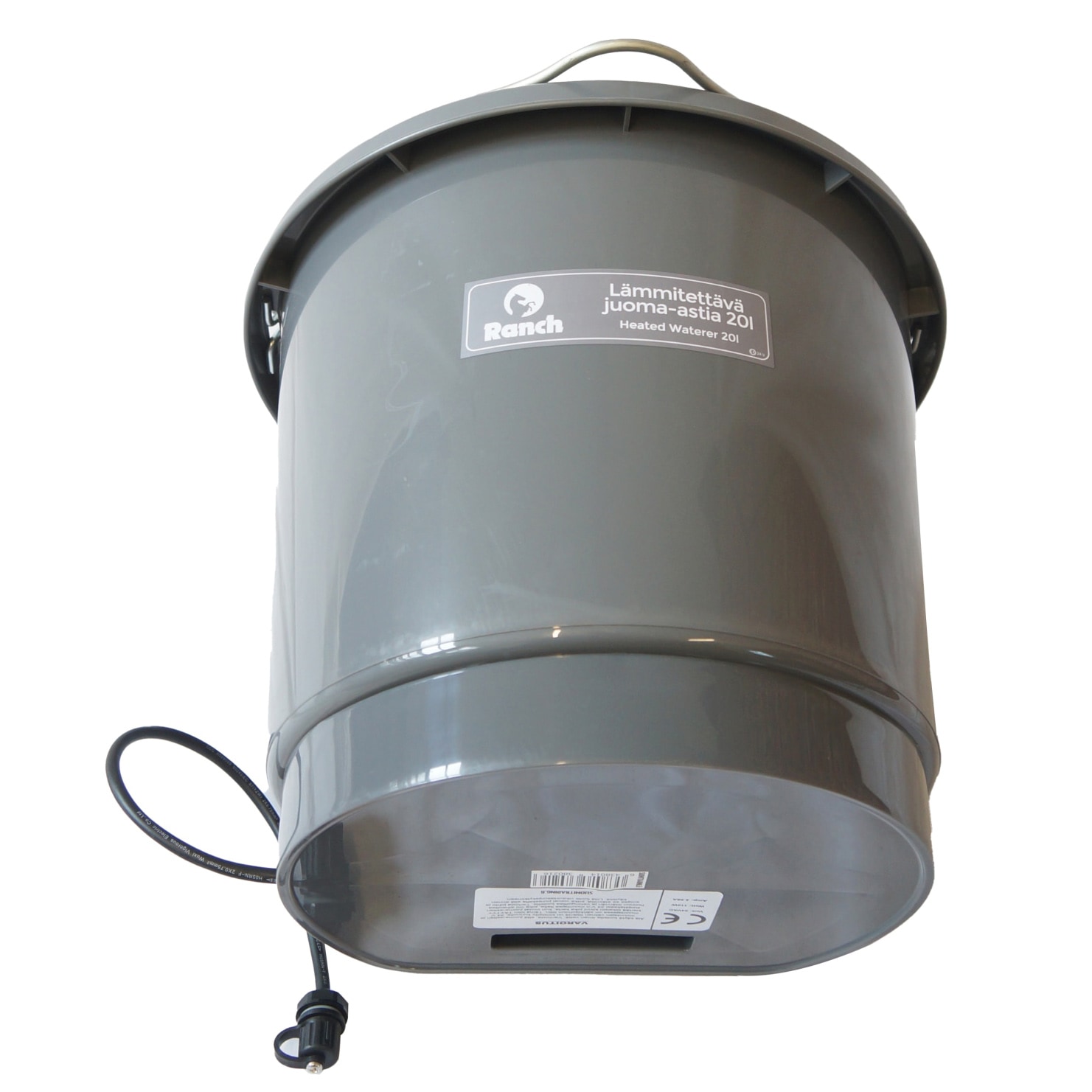 Ranch 20L Lämmitettävä Juoma-Astia+Muunt - Juomakupit - 6438014380216 - 4