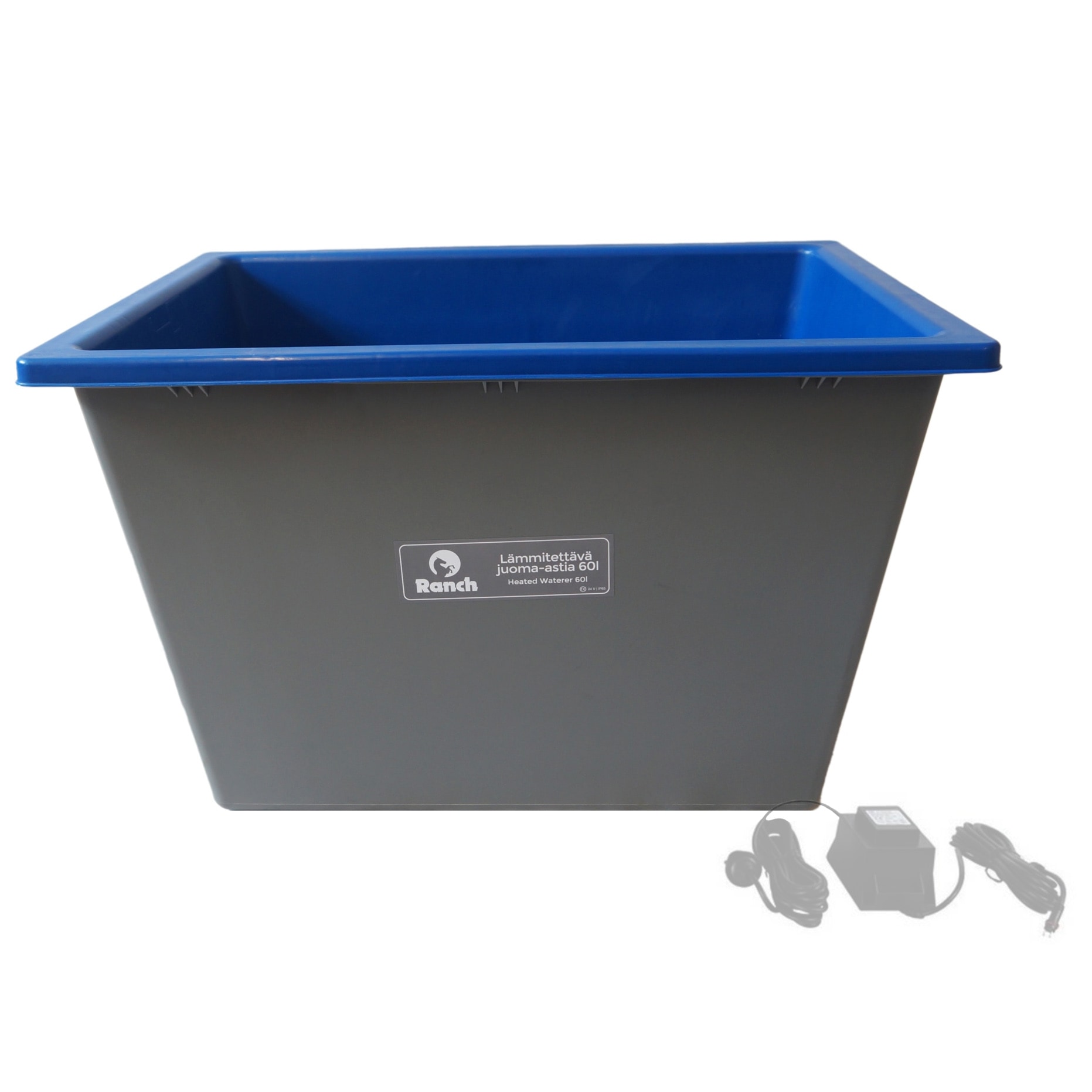 Ranch 60L Lämmitettävä Juoma-Astia+Muunt - Juomakupit - 6438014380223 - 1