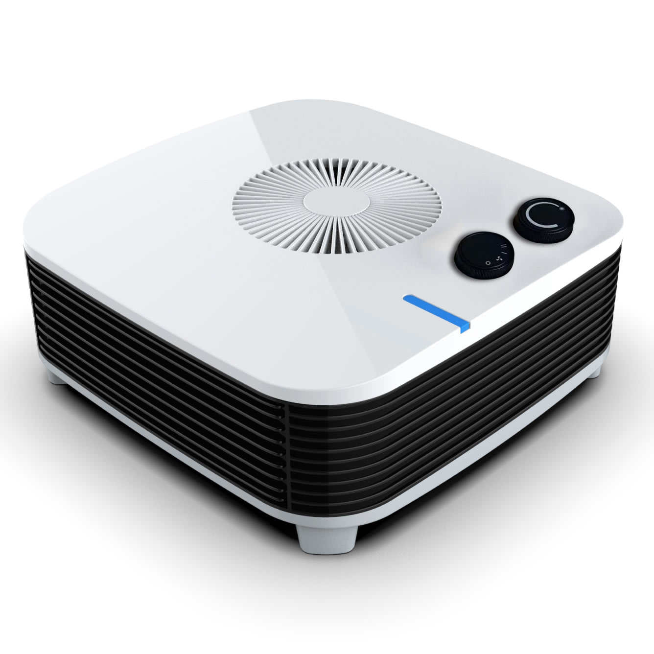 Dunwore 1000/2000W Värmefläkt - Elelement och -värmare - 6438014384955 - 1