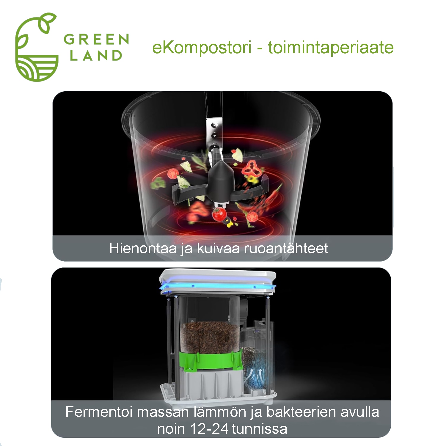 Green Land 35Se Ekompostori - Kompostorit - 6438014385921 - 5