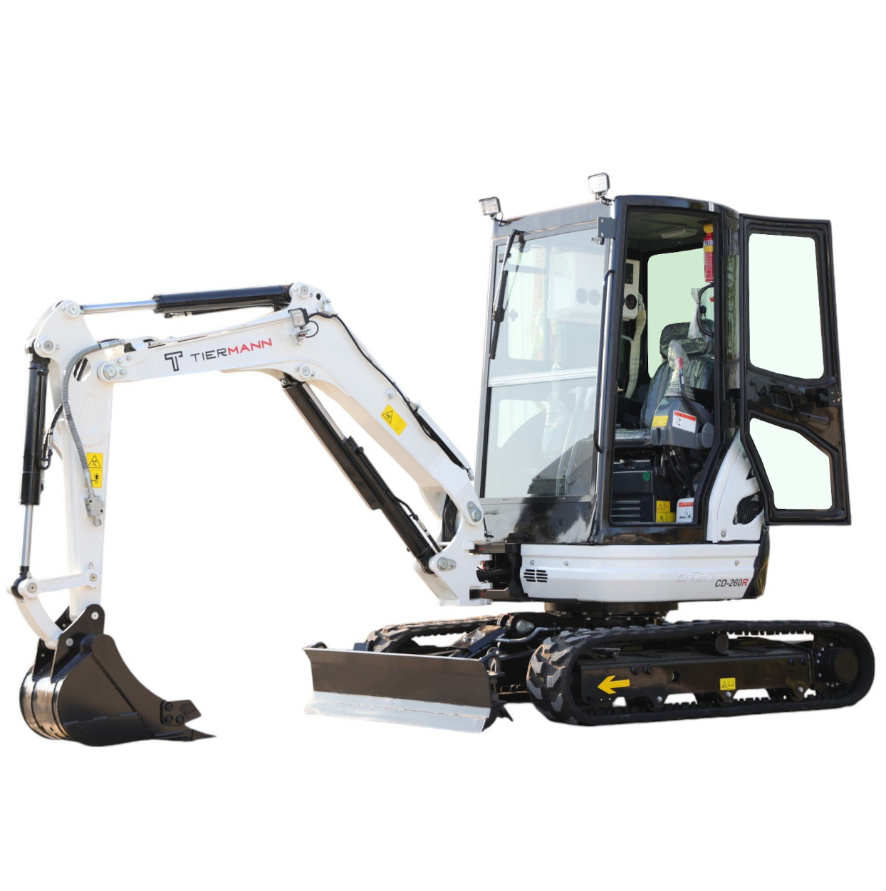 Tiermann Cd-260R 2.6T Minigrävare - Övriga trädgårdsmaskiner - 6438014386065 - 2