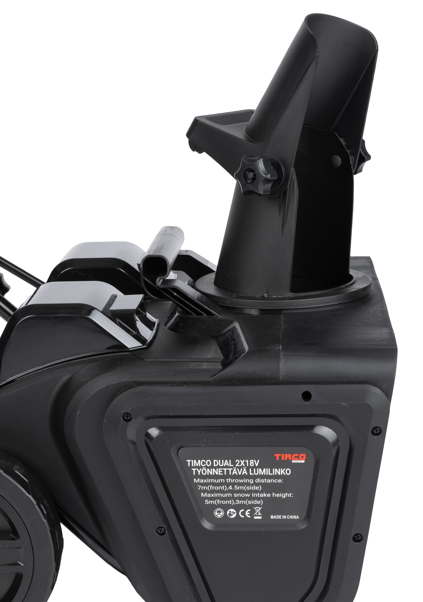 Timco Dual 2X18V Skjutbar Snöslunga - Snöslungor - 6438014399423 - 5