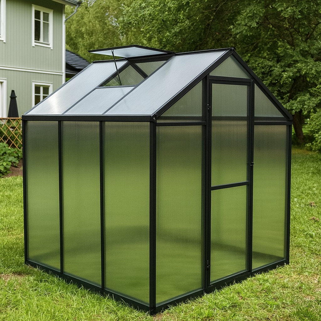Green Land Solid 3,4 m² växthus - Övriga Gårdsbyggnader - 6438014421575 - 2