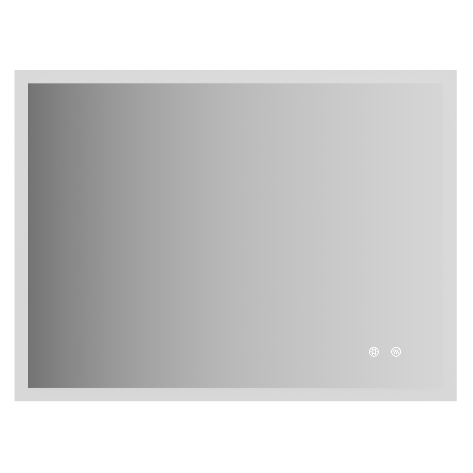 Innosanit 60x80 Valopeili Huurteenesto - Kylpyhuoneen Peilit - 6438014427997 - 1