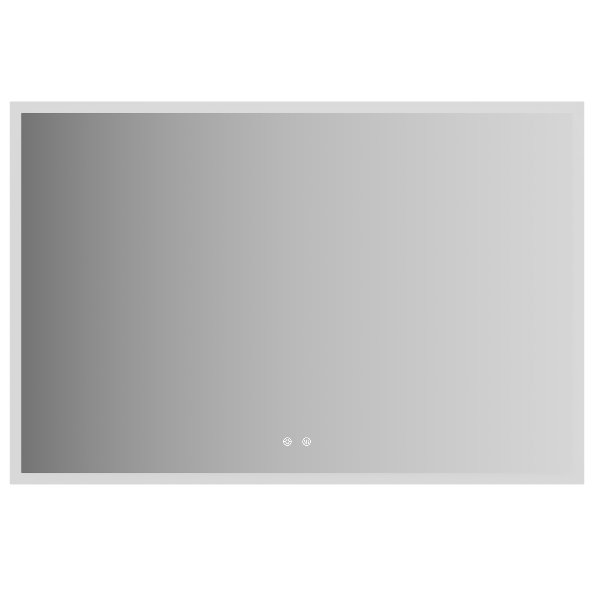 Innosanit 80x120 Valopeili Huurteenesto - Kylpyhuoneen Peilit - 6438014428024 - 1