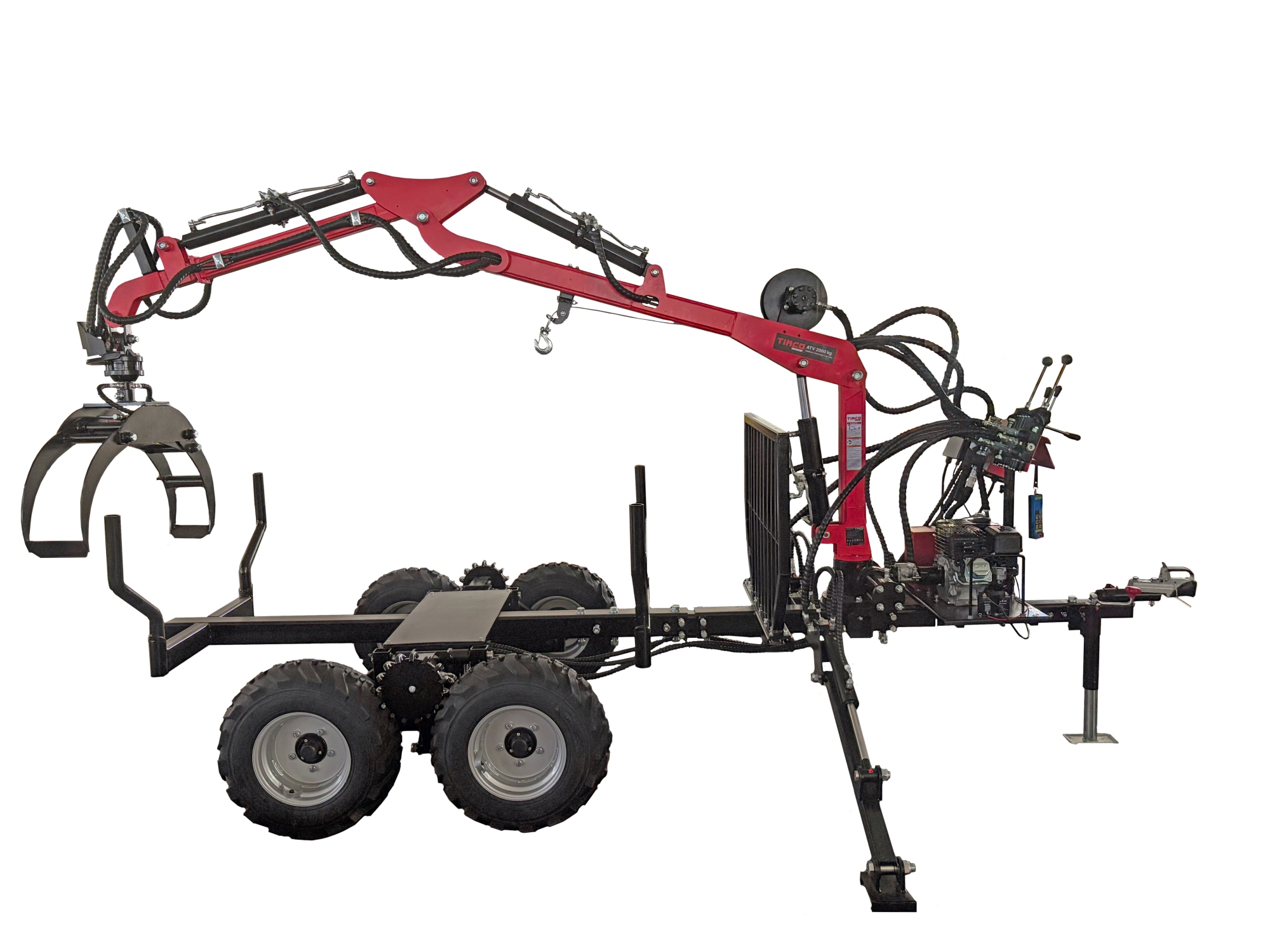 Timco Atv+Dw 2000Kg Tukkikärry - ATV-Työlaitteet ja Kärryt - 6438014432182 - 1