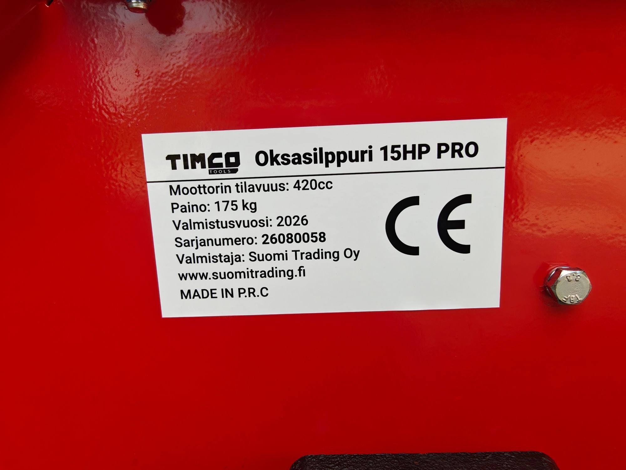 Timco 15Hp 120mm Pro Grenkvarn - Kompostkvarnar - 6438014432403 - 8