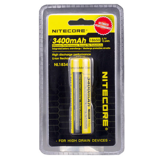 Nitecore Nl1834Mah Akku - Taskulamput ja Otsalamput - 6952506480579 - 2