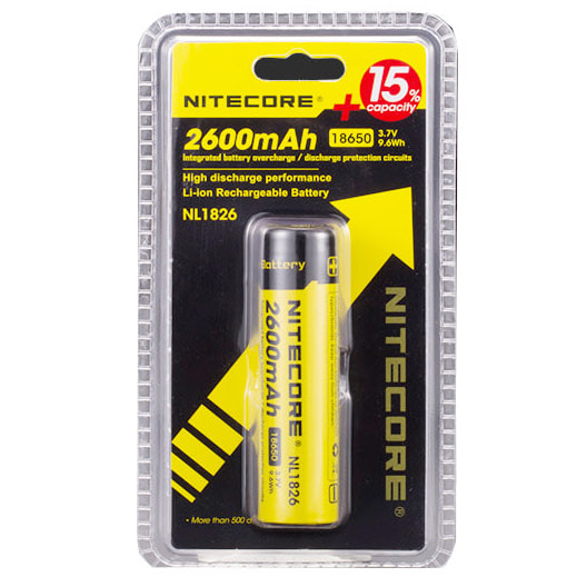 Nitecore Nl1826 Akku - Taskulamput ja Otsalamput - 6952506491483 - 2