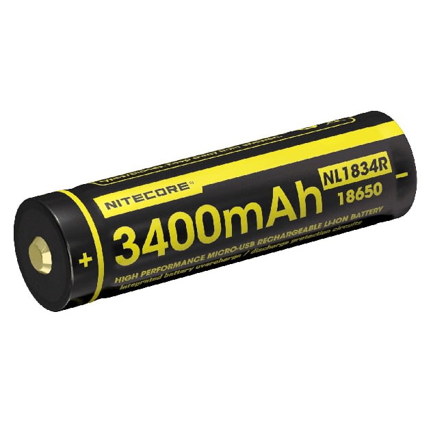 Nitecore Nl1834R 18650 3400Mah Akkuparis - Taskulamput ja Otsalamput - 6952506492305 - 1