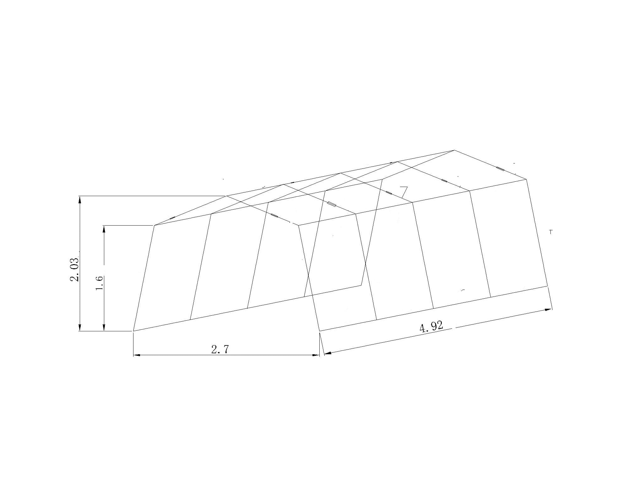 Timco 2,7X5,1M 500G Bilbåt - Tältgarage och Tälthallar - 6438014435213 - 3